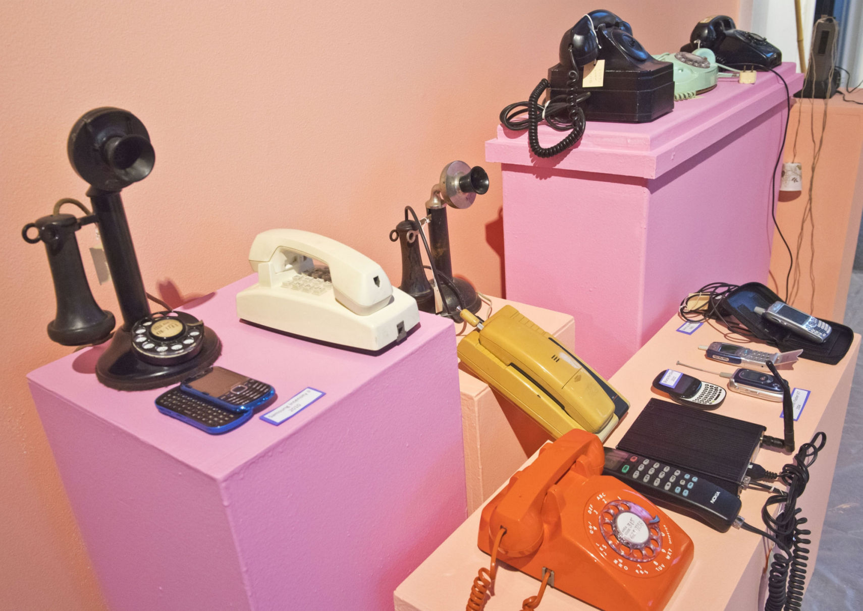 Exhibit shows evolution of telecommunication
